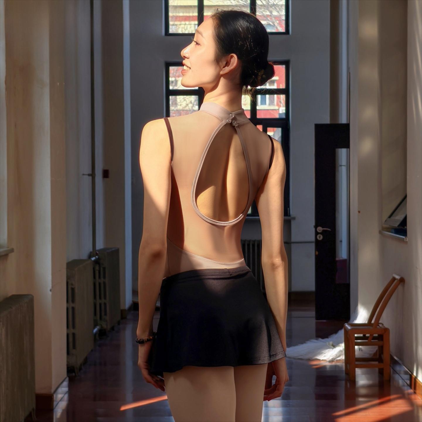 Koravelle Mock Neck Leotard