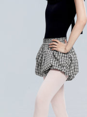 Soravelle Plaid Bubble Shorts