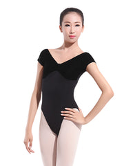 Amariella Velvet Accent Leotard