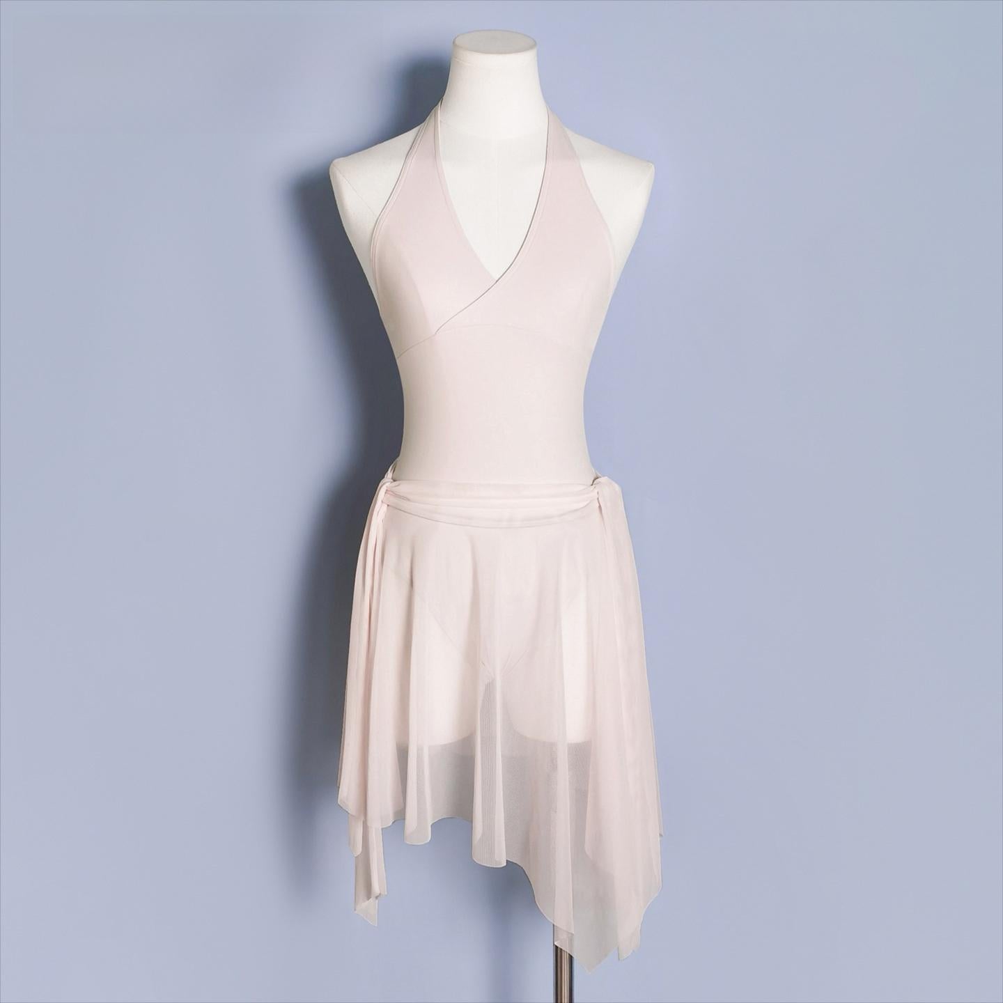 Belvienne Halter Wrap Training Leotard