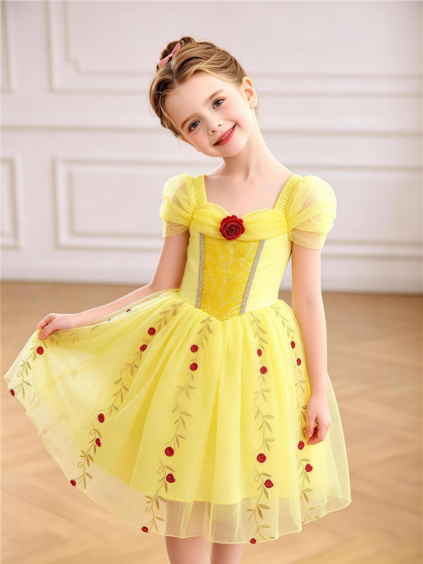 Qavira Rose Garden Princess Dress