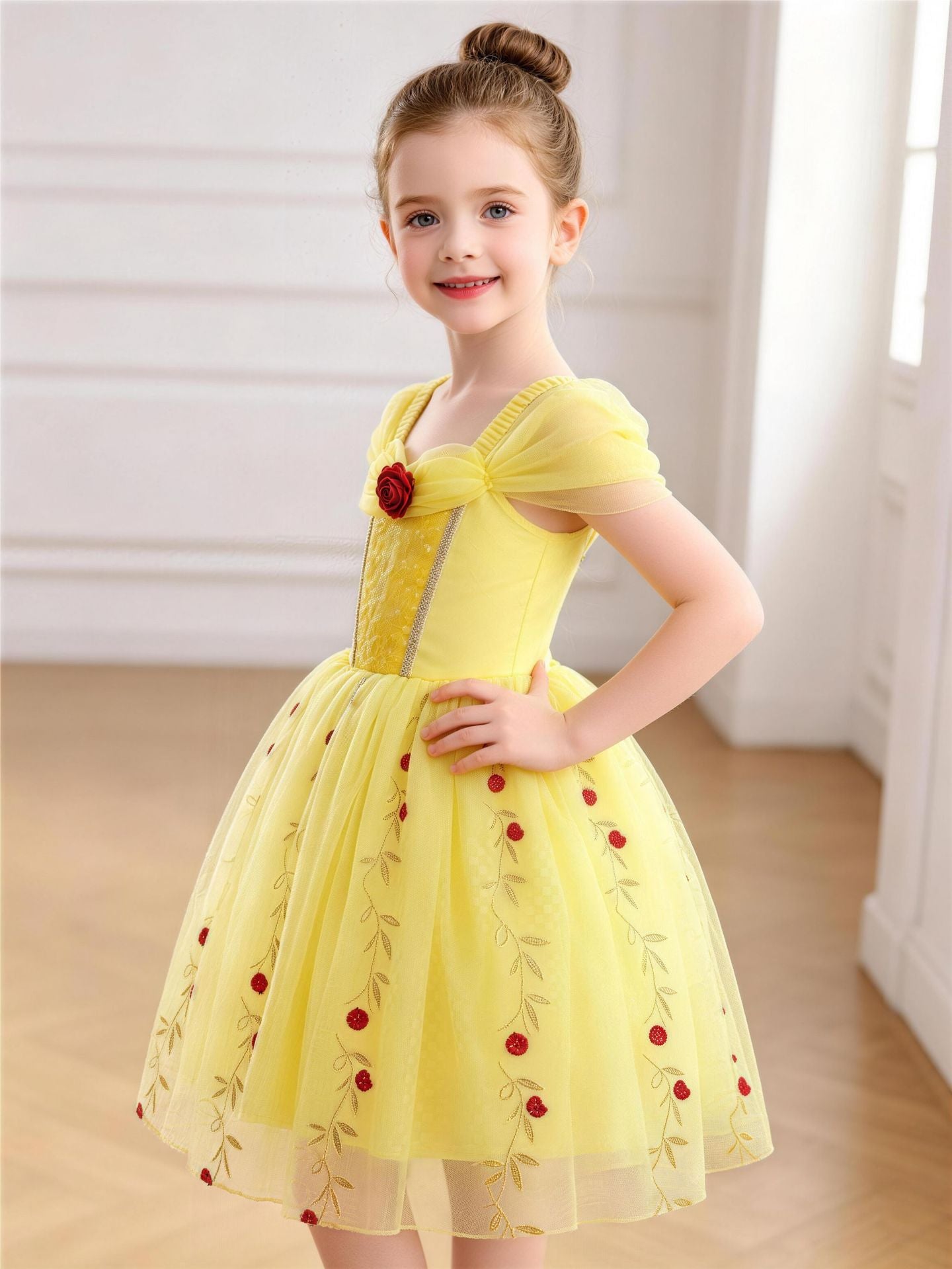 Qavira Rose Garden Princess Dress