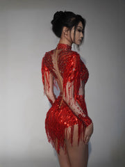 Kirevienne Radiance Fringe Bodysuit