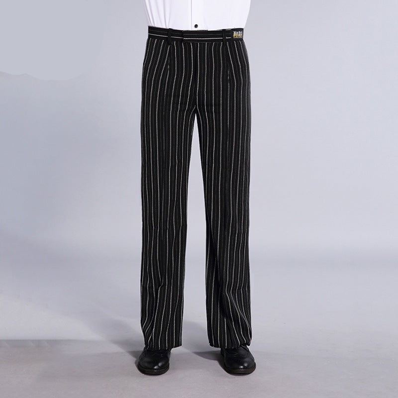 Enzo Pinstripe Performance Pants