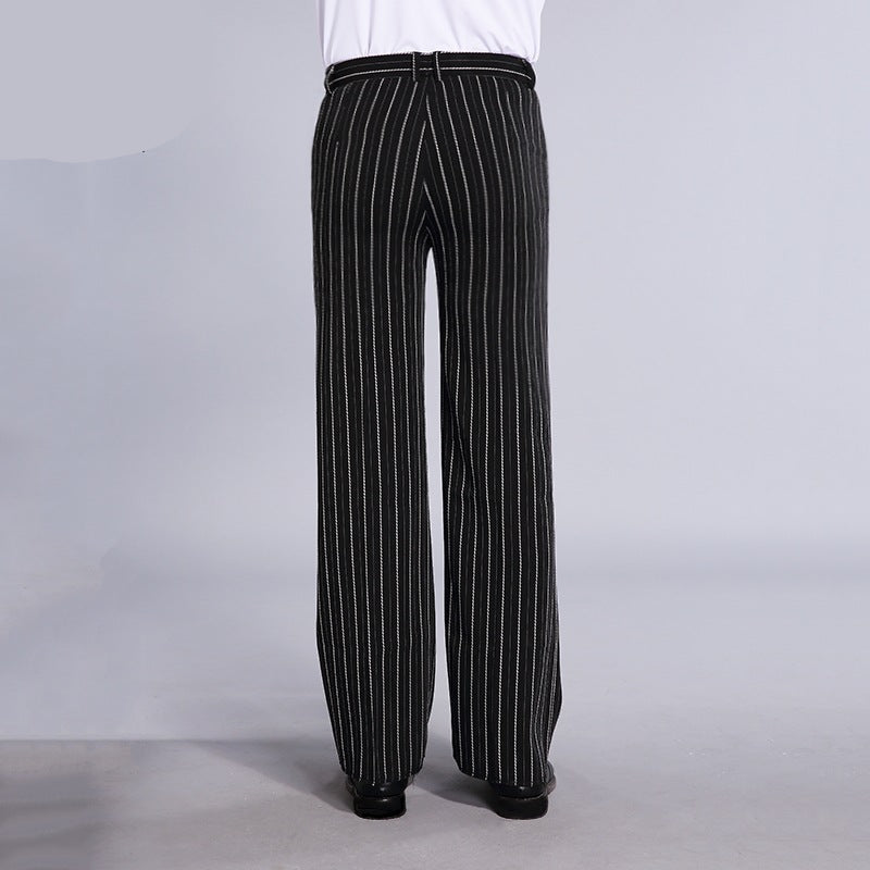Enzo Pinstripe Performance Pants