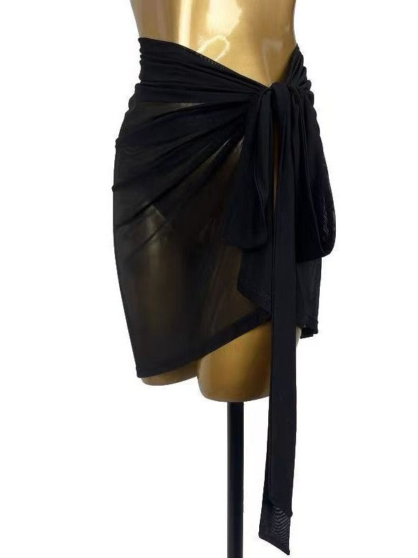 Velavienne Mesh Wrap Practice Skirt
