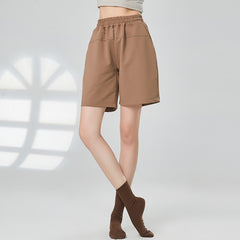 Anavelle High-Waist Loose Training Shorts