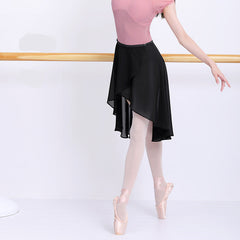 Jovelle Chiffon Asymmetrical Wrap Skirt