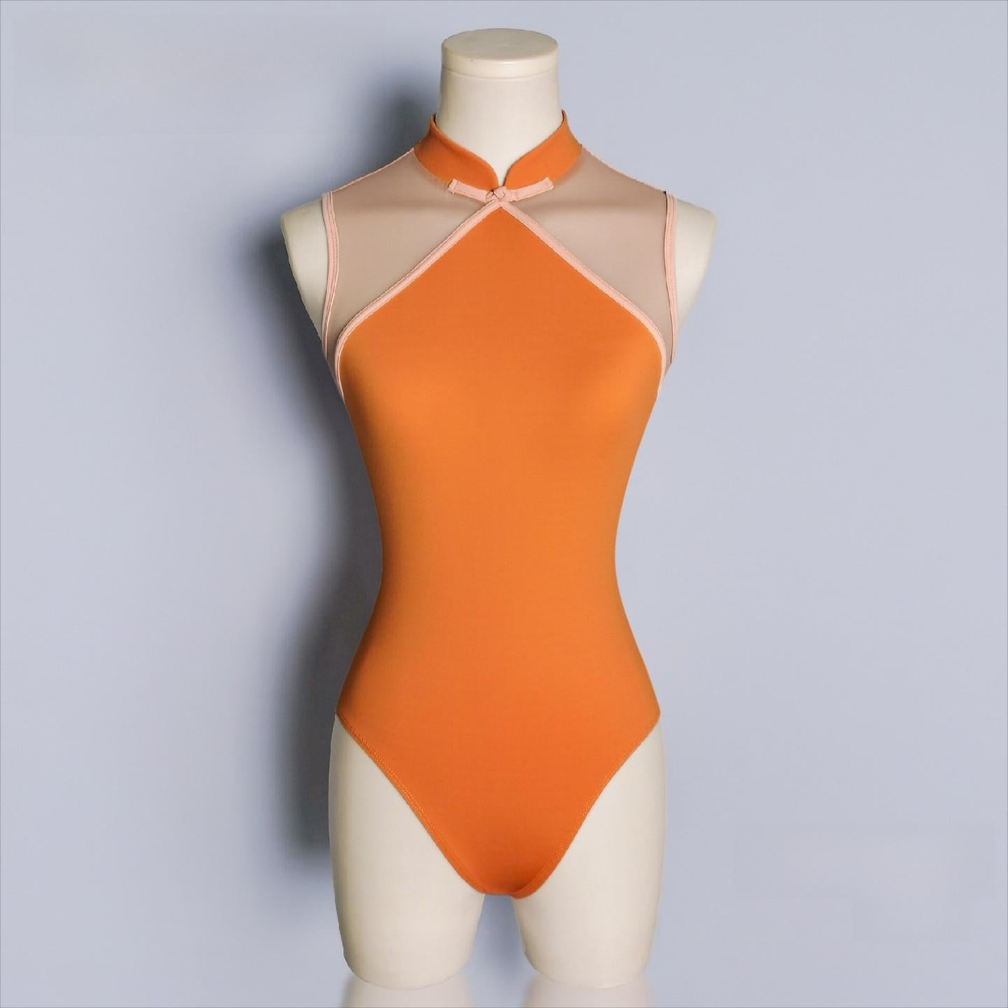 Koravelle Mock Neck Leotard