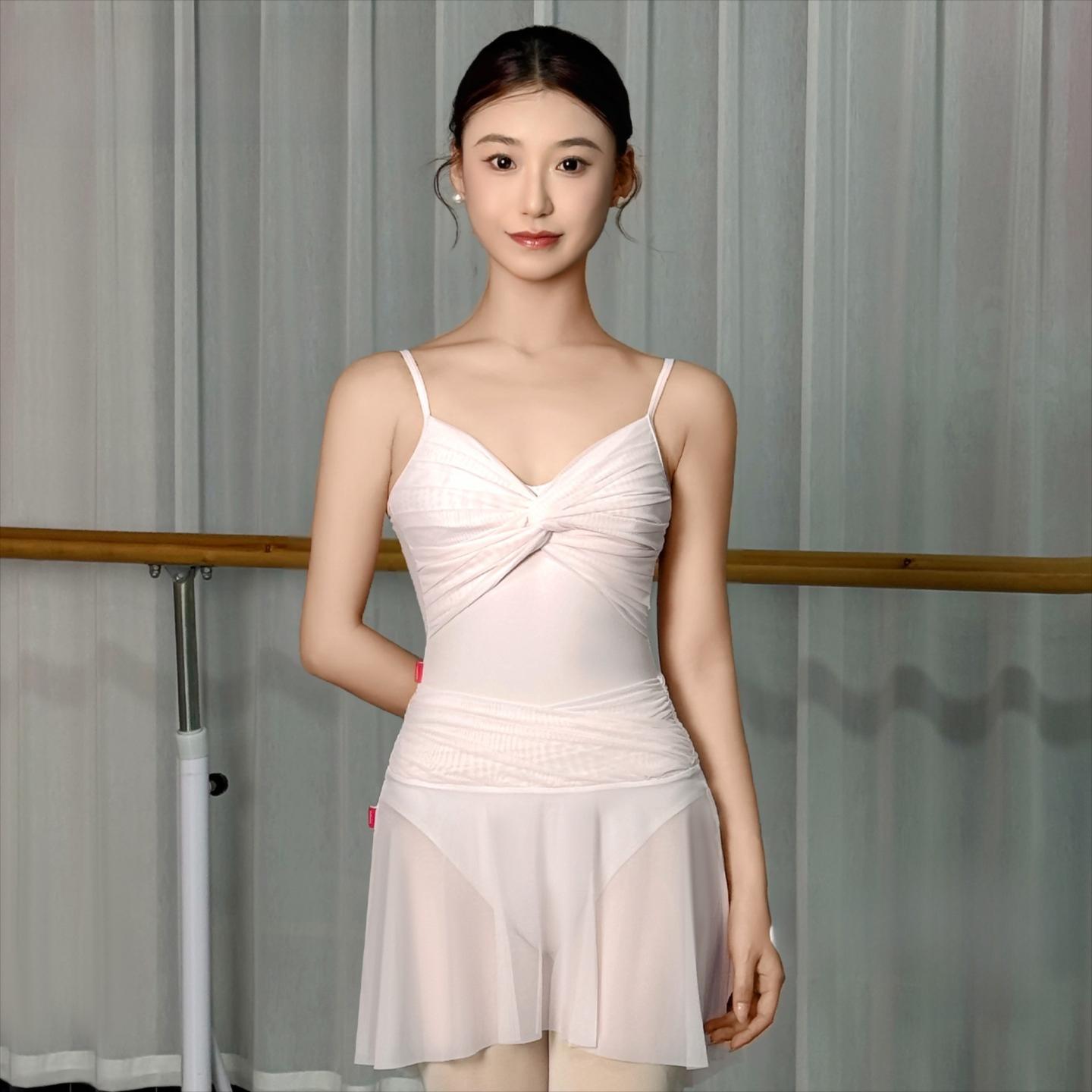 Zoravienne Mesh Twist Leotard