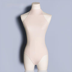 Helavienne High Neck Open Back Leotard