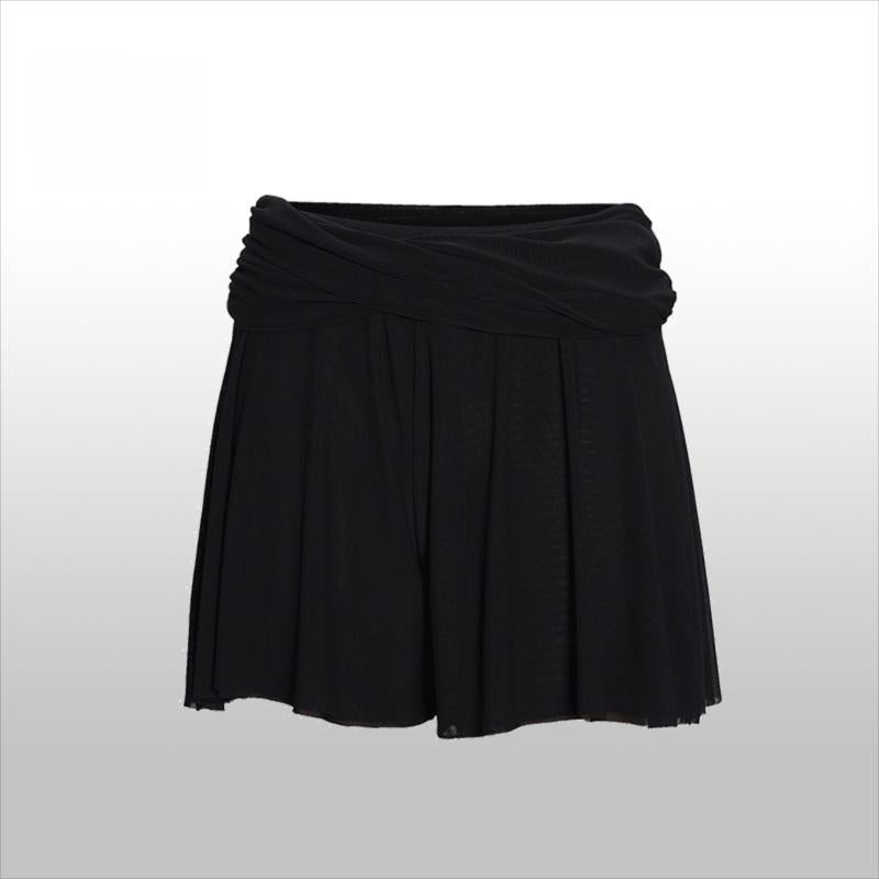 Delphine Mesh Layered Skirt
