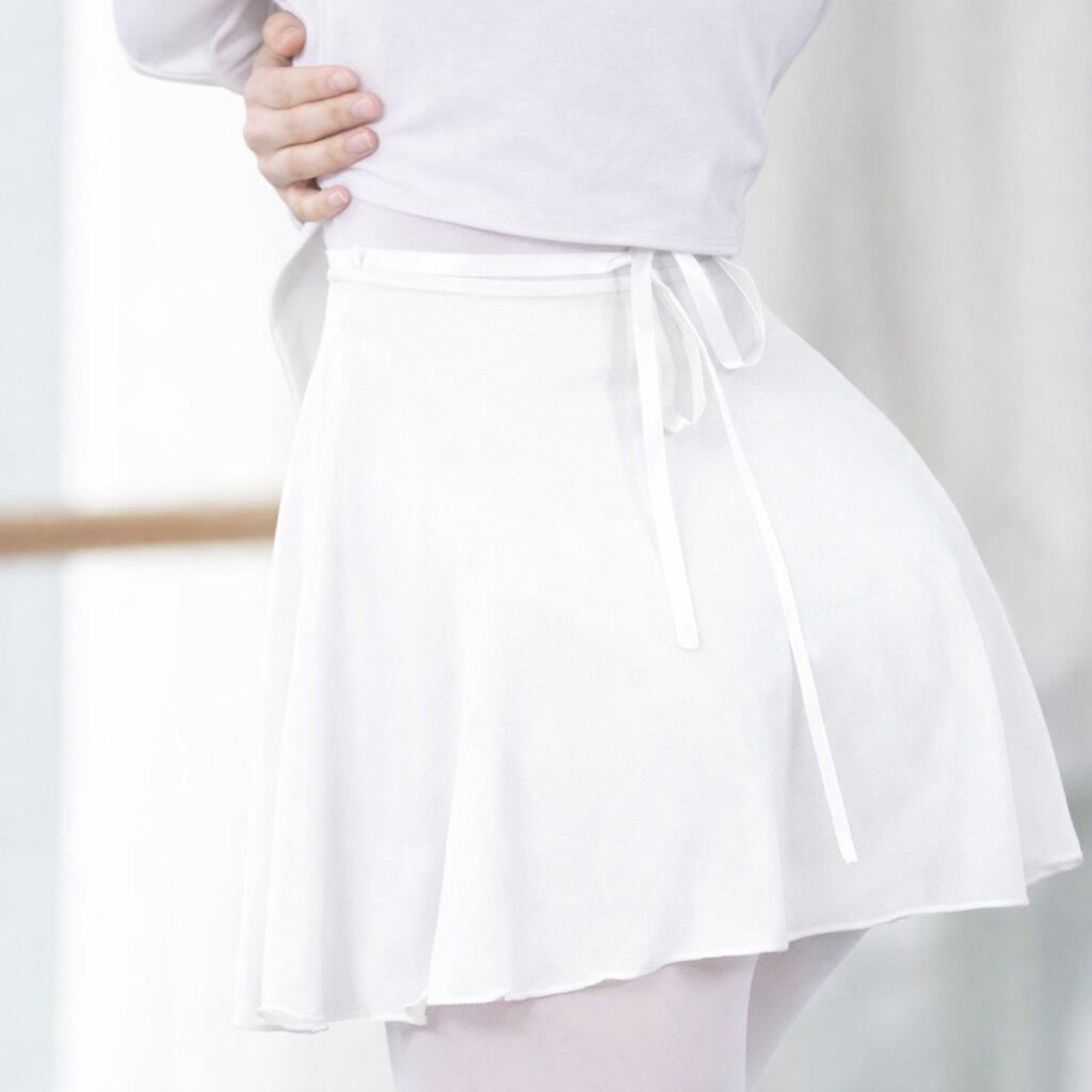 Verity Chiffon Wrap Tie Practice Skirt