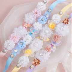Bloomnova Butterfly Floral Ribbon Headband