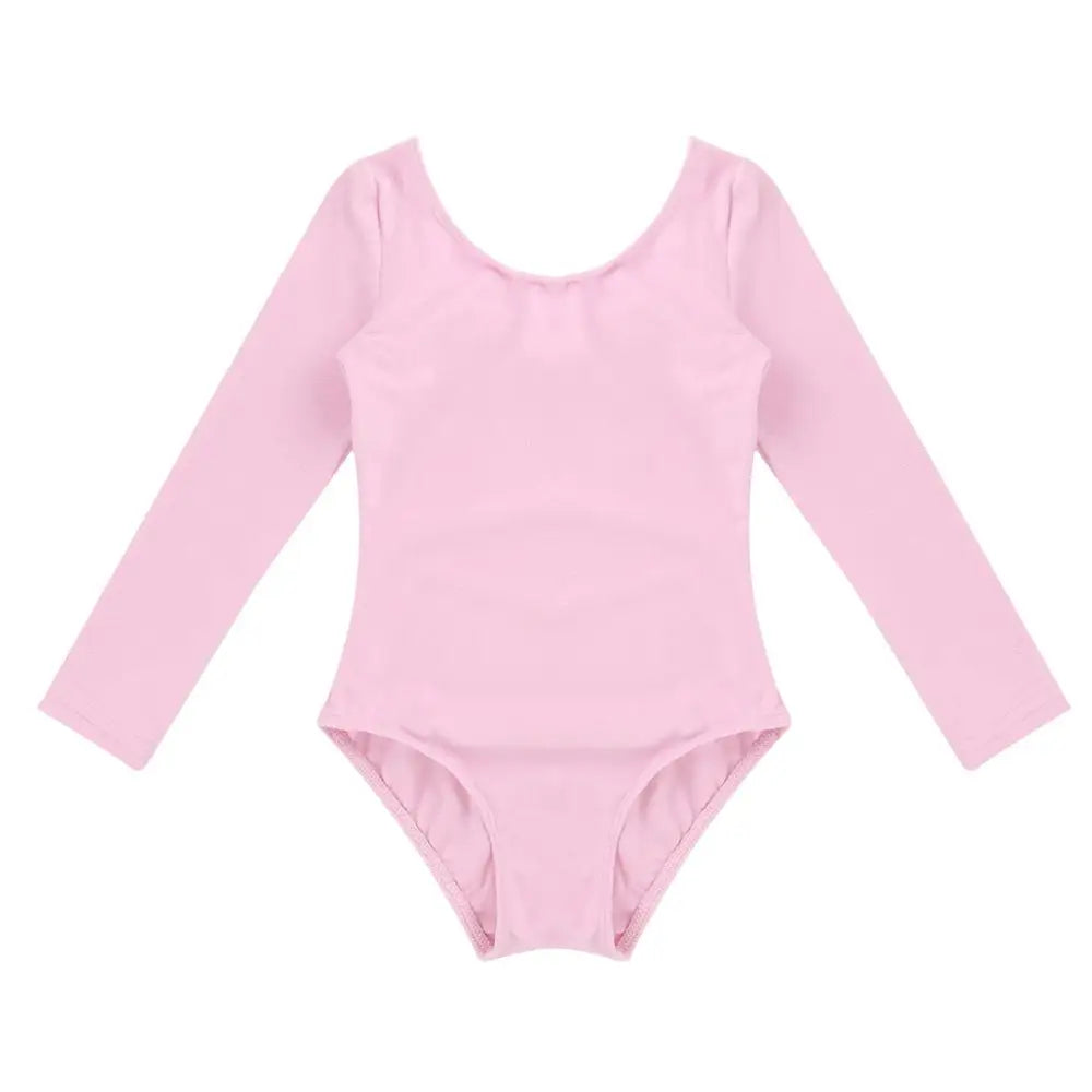 Girls’ Long Sleeve Ballet Leotard Dress