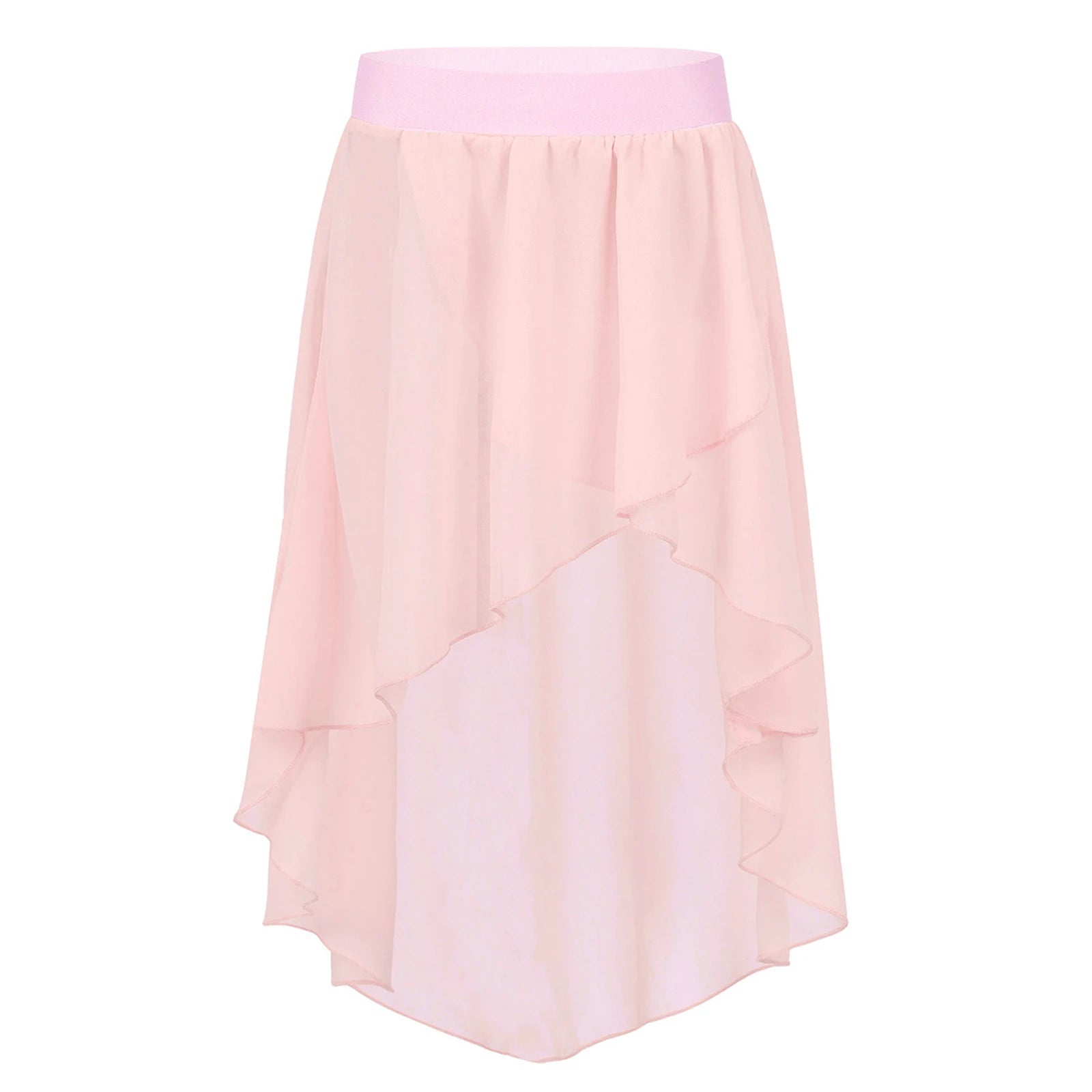 Chiffon Ballet Side-Dip Wrap Skirt