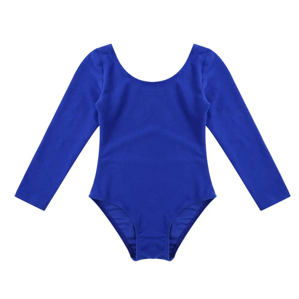 Girls’ Long Sleeve Ballet Leotard Dress