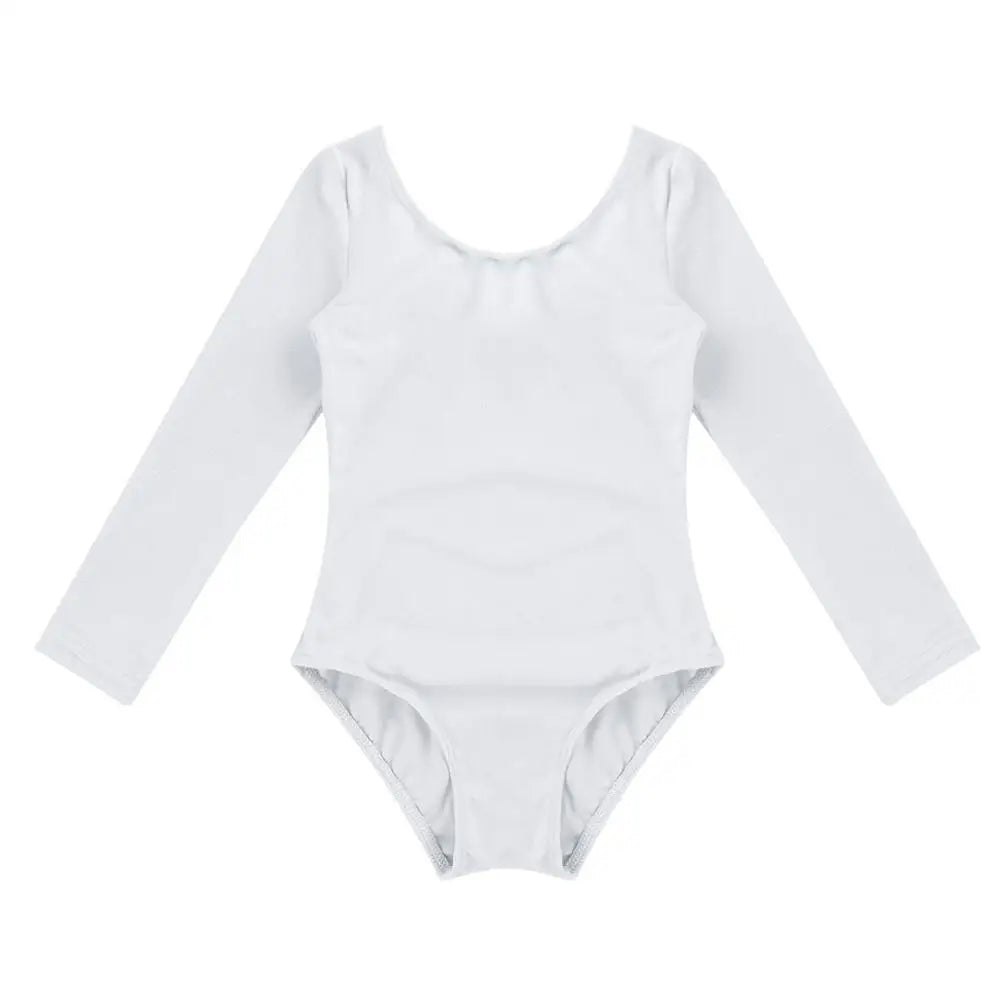 Girls’ Long Sleeve Ballet Leotard Dress