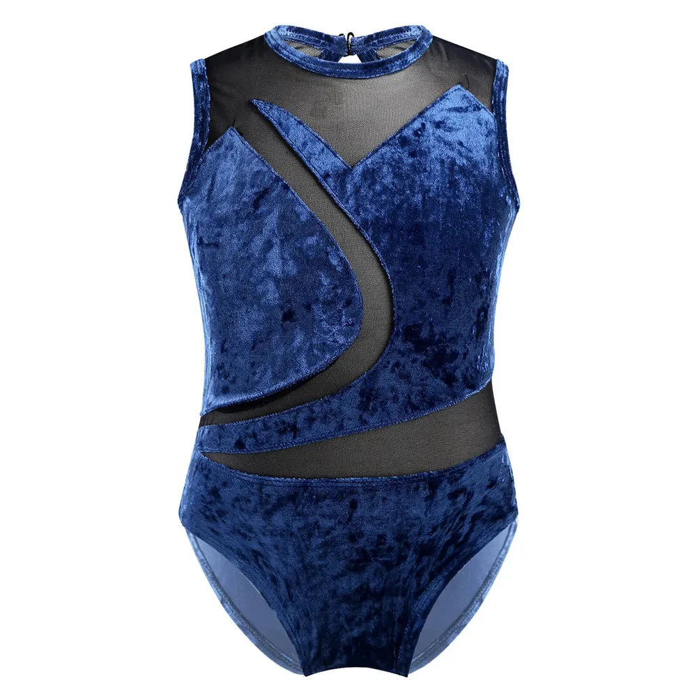 Girls’ Ballet & Gymnastics Leotard Jumpsuits