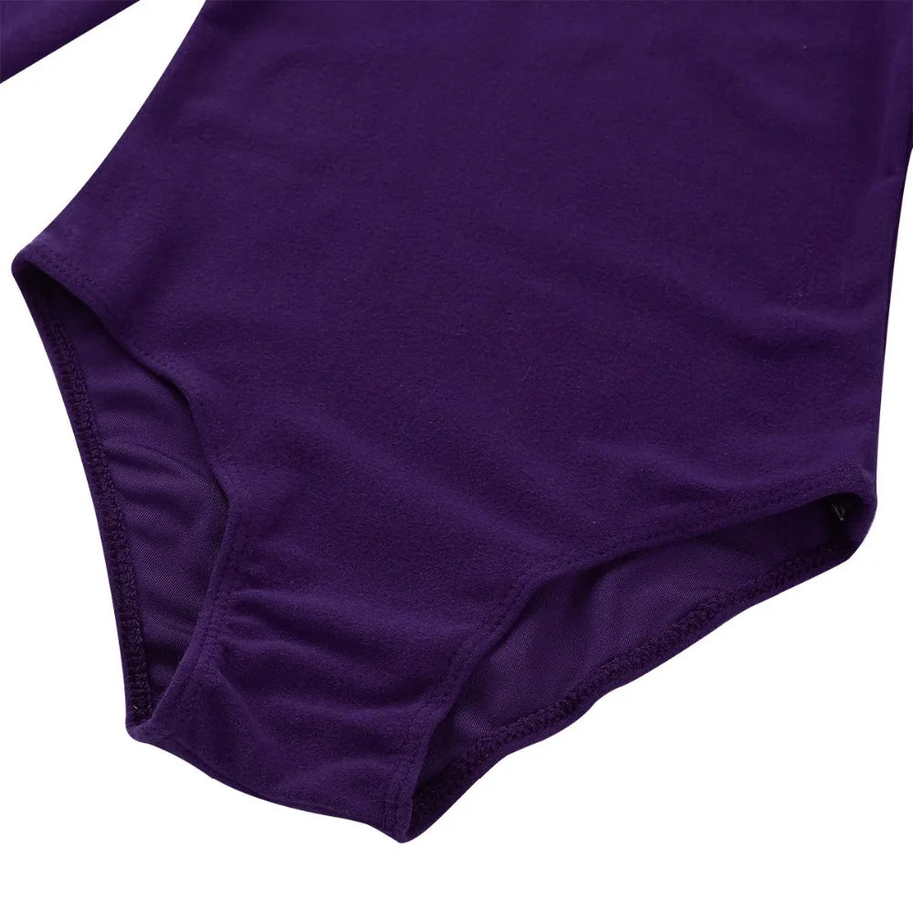 Girls’ Long Sleeve Ballet Leotard Dress