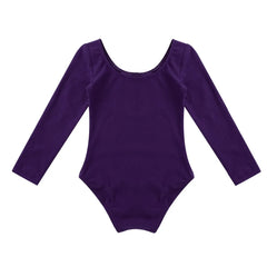 Girls’ Long Sleeve Ballet Leotard Dress