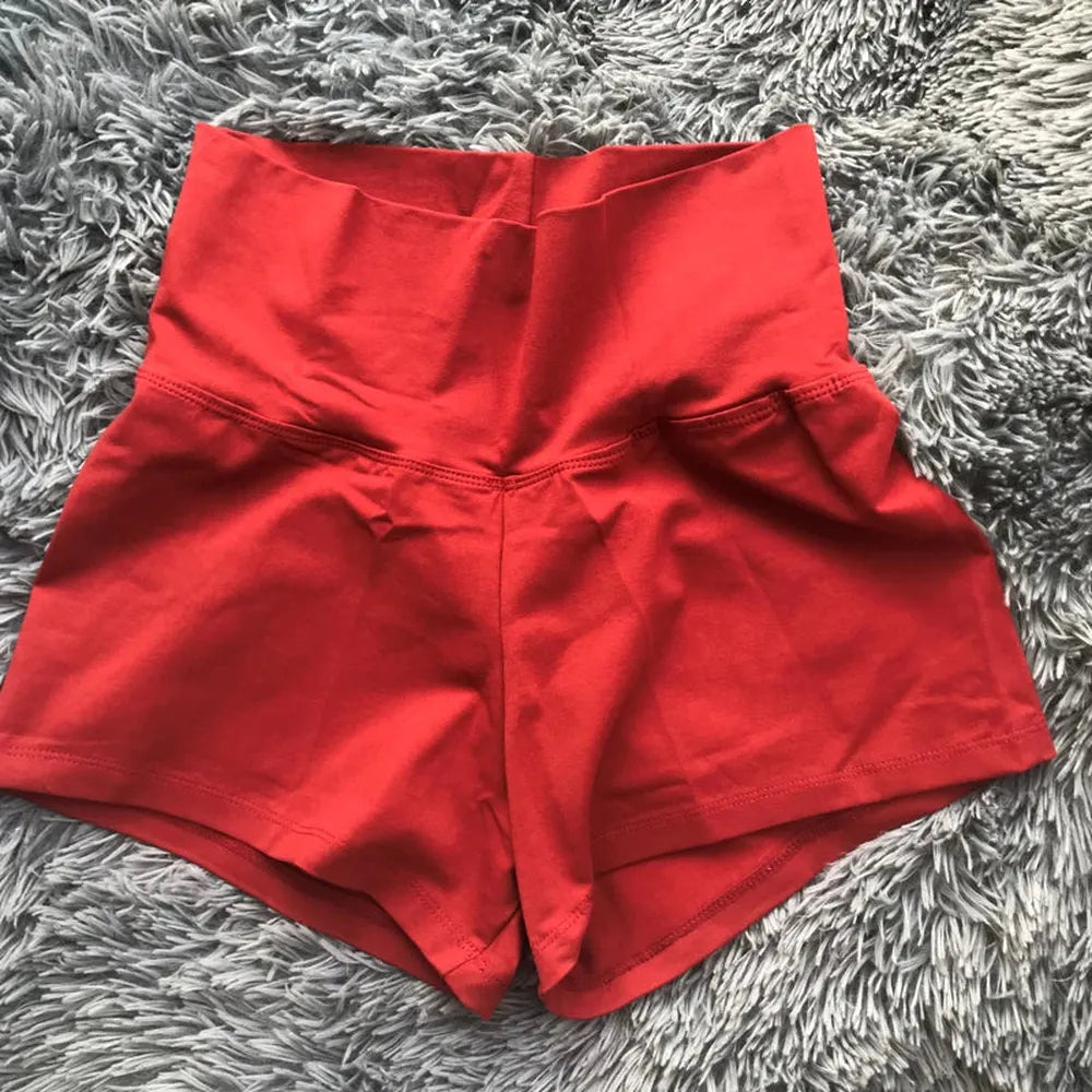 Women's High Waist Cotton Gymnastics Shorts Leotard