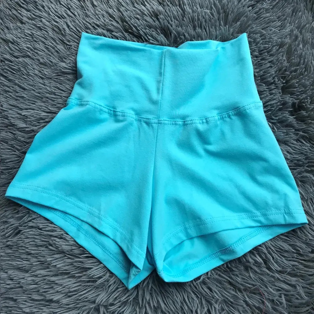 Women's High Waist Cotton Gymnastics Shorts Leotard