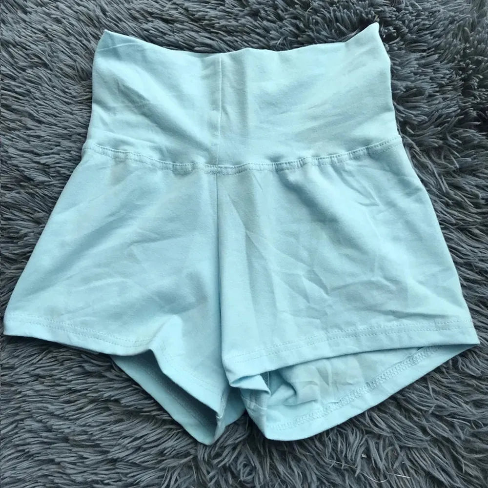 Women's High Waist Cotton Gymnastics Shorts Leotard