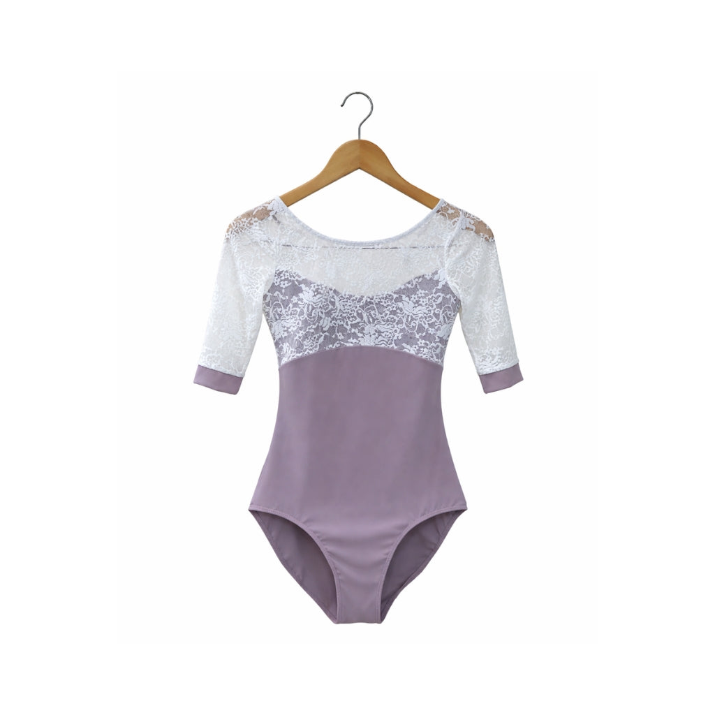Hestia Long Mesh Sleeve Leotard