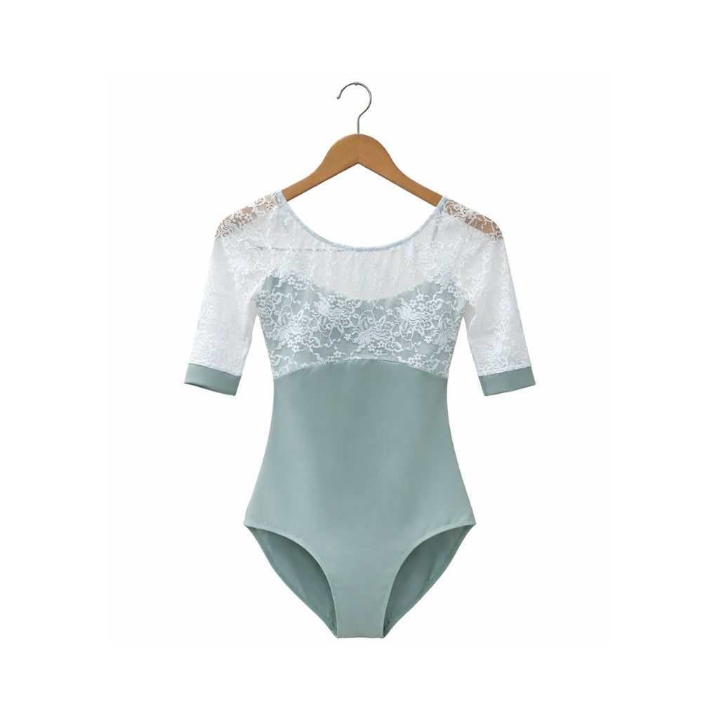 Hestia Long Mesh Sleeve Leotard