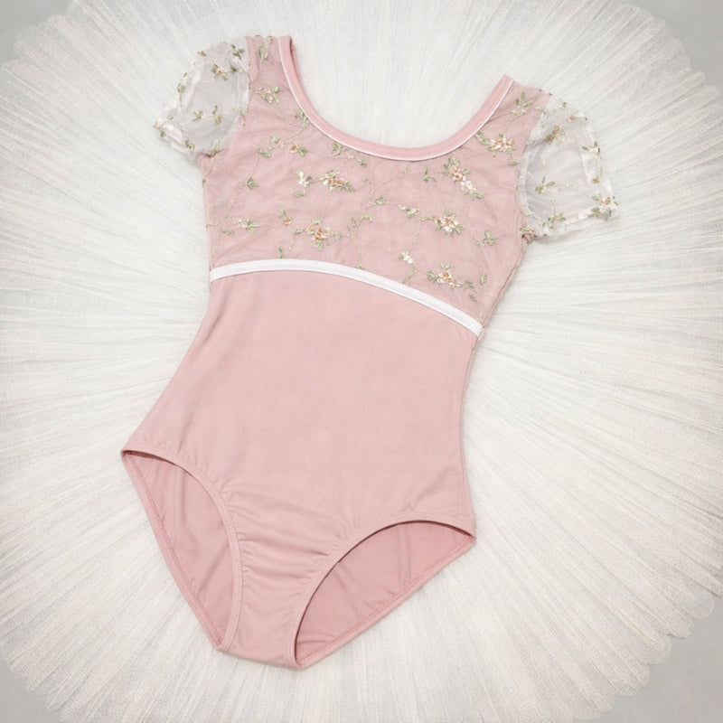 Juliana Elegant Floral Leotard
