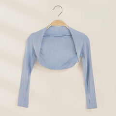 Petaldore Long Sleeve Wrap Training Outerwear