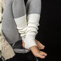Gavellia Knit Warm-Up Leg Covers