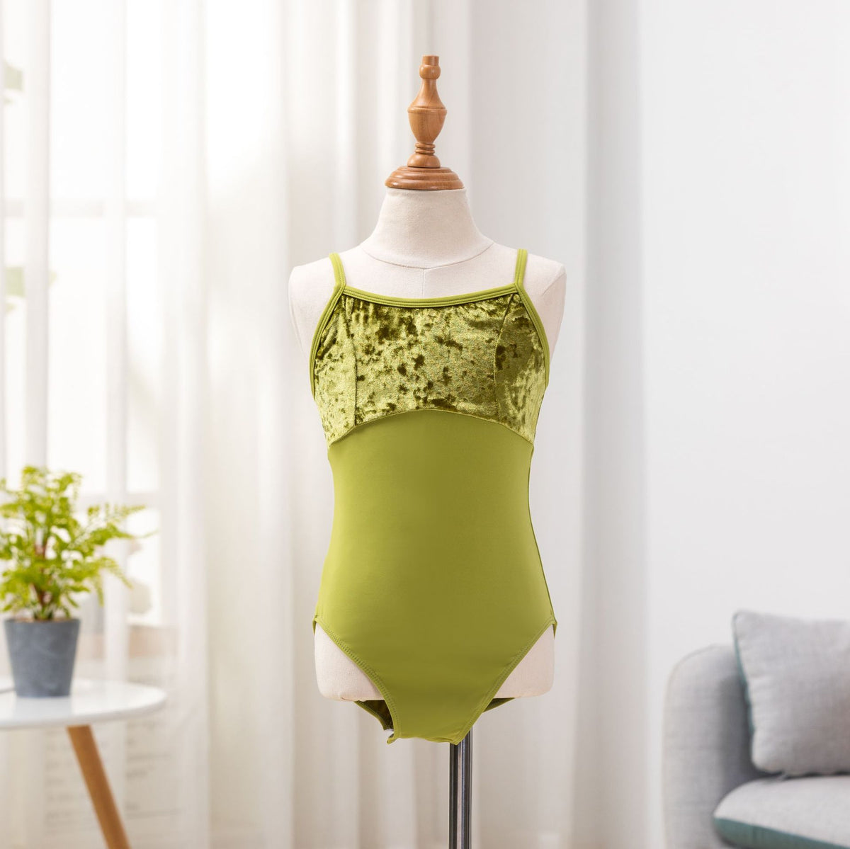 Rosiora Velvet Panel Leotard