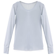 Aldevienne Sheer Sleeve Practice Top