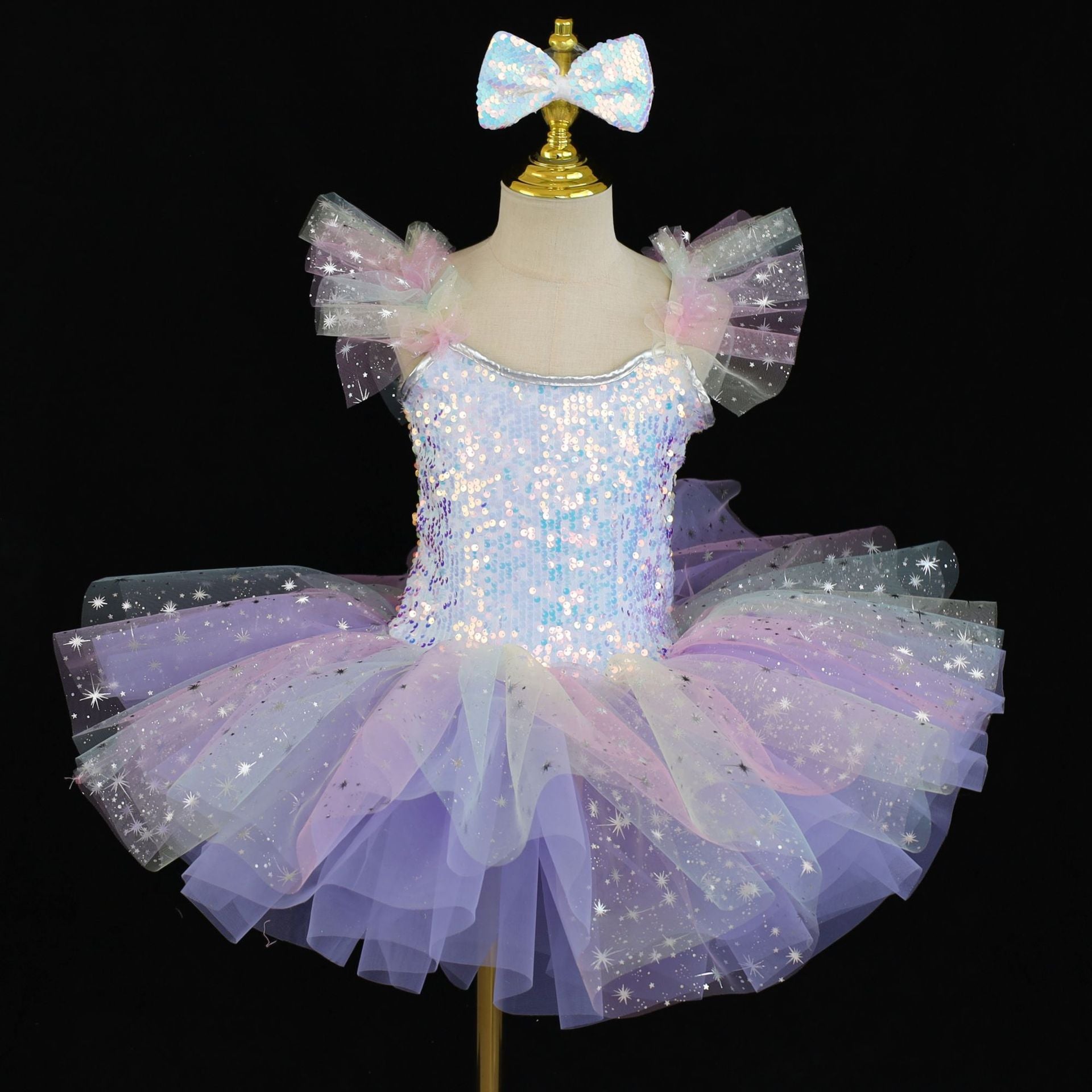 Bellissea Aurora Star Performance Costume with Bow