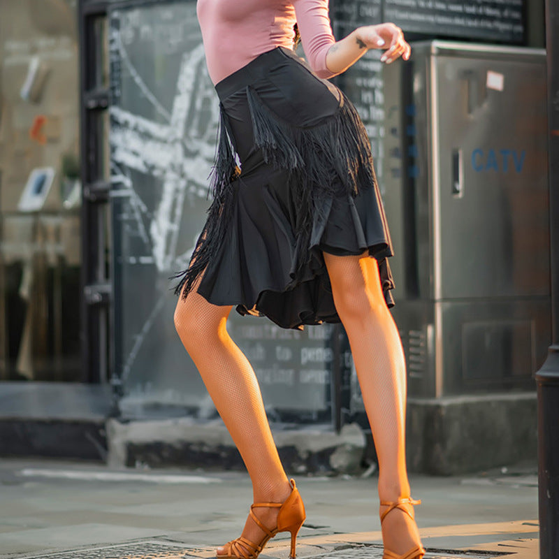 Quinavelle Fringe Swing Practice Skirt