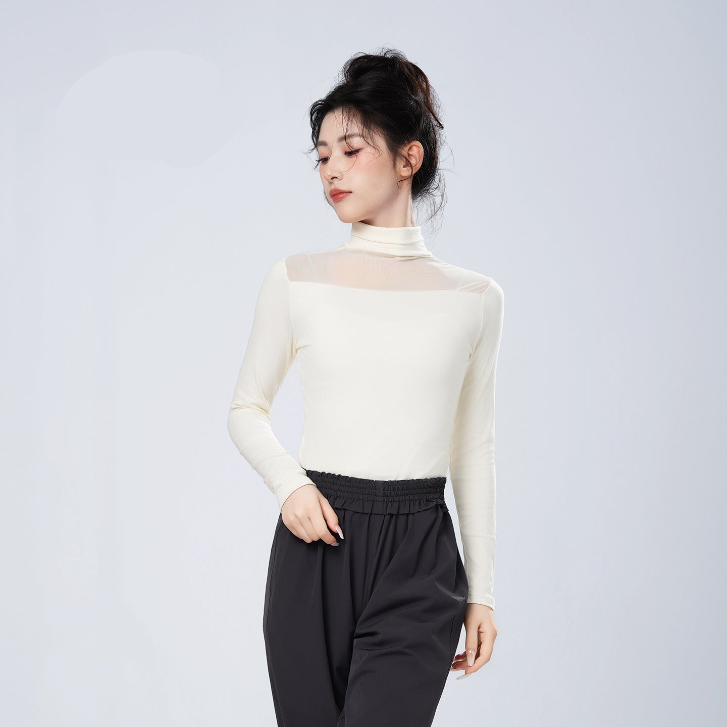 Soryavelle Mesh Yoke Dance Set