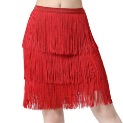 Maviellea Layered Tassel Skirt