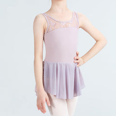 Starori Lace Mesh Wide Strap Leotard