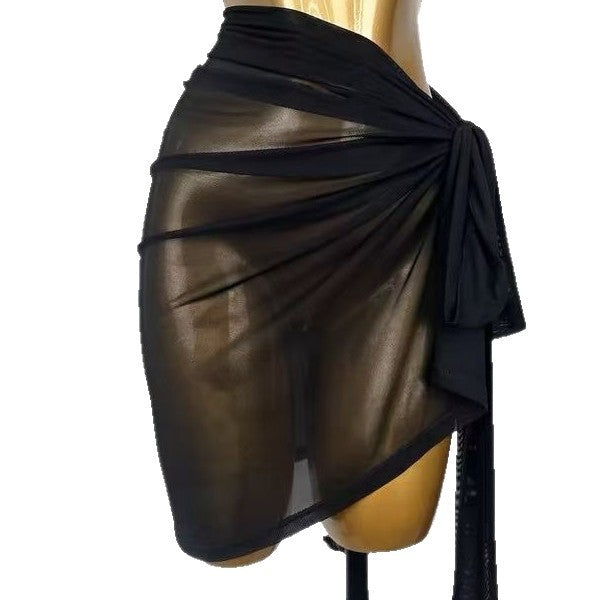 Velavienne Mesh Wrap Practice Skirt