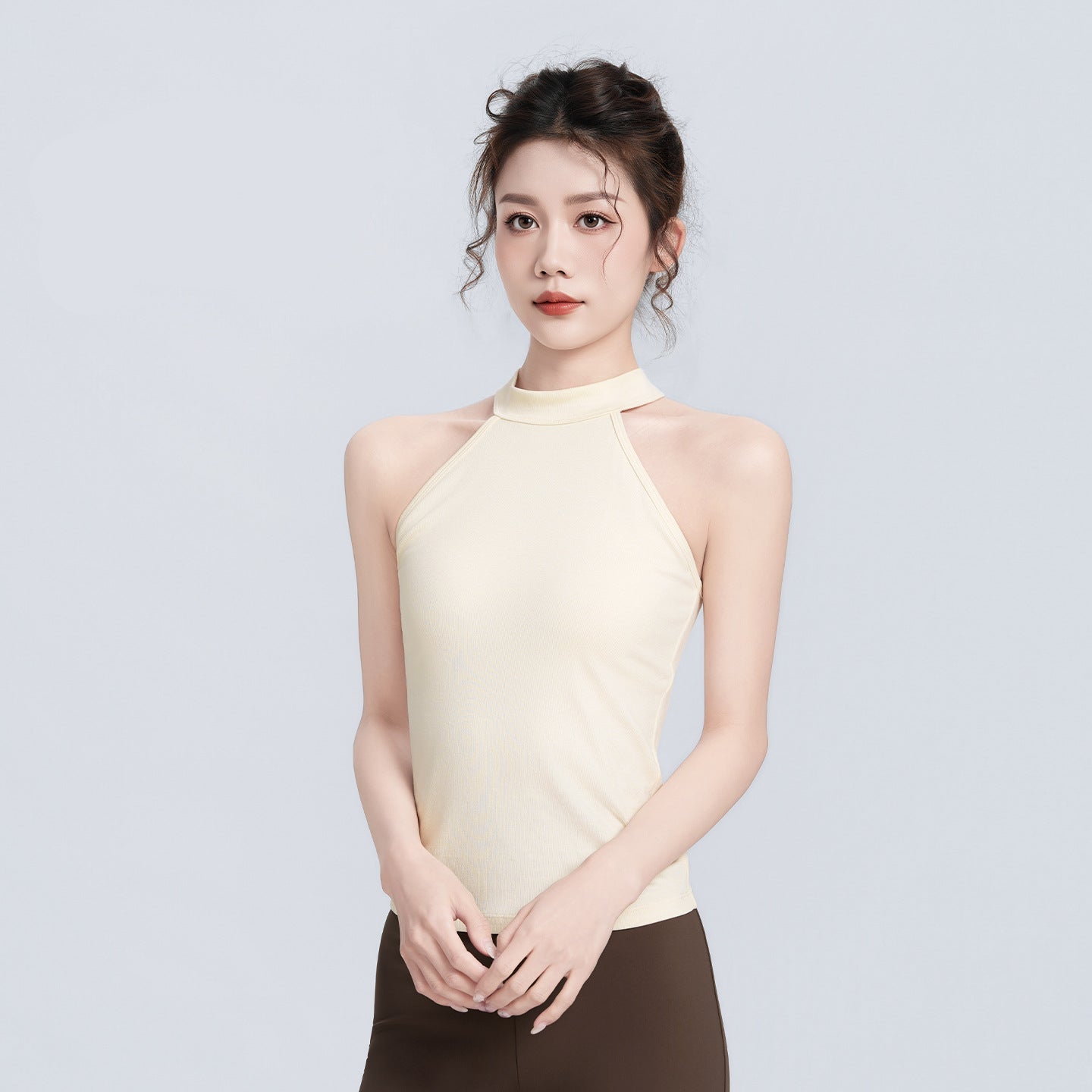 Bovenne Halter Neck Training Top