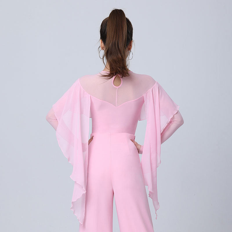 Tessa Mesh Flow Jumpsuit