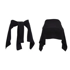 Qoravelle Draped Wrap Top