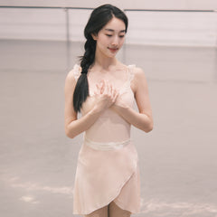 Carina Mesh Wrap Leotard with Skirt