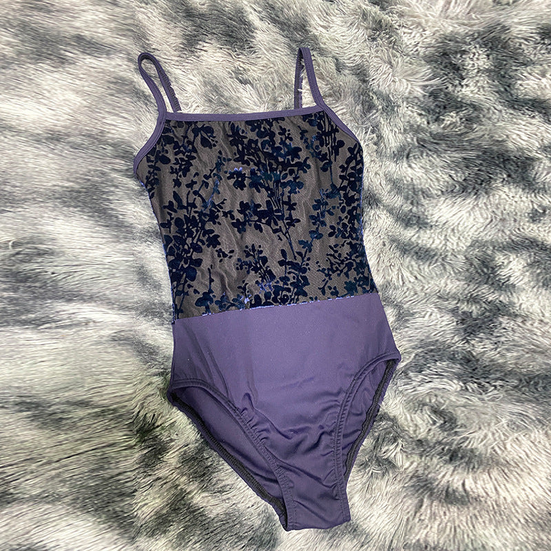 Beatrix Velvet Strap Leotard