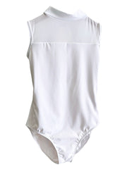 Zelina High Neck Sleeveless Leotard