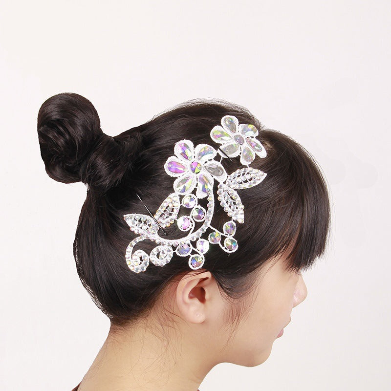 Yelavelle Crystal Floral Hair Applique