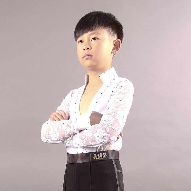 Faris Lace Rhinestone Performance Bodysuit