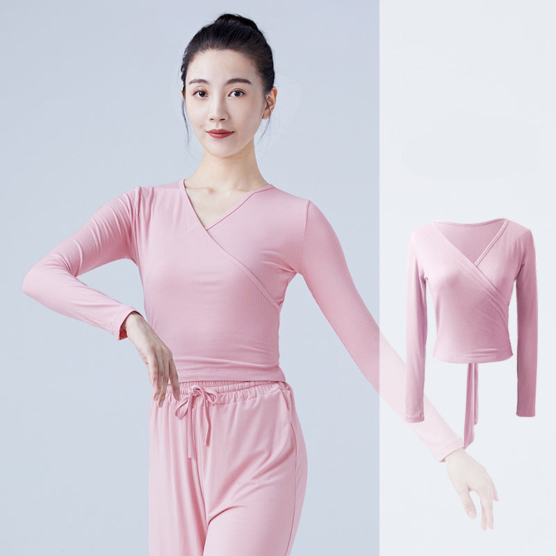 Olina Wrap Knit Practice Outerwear